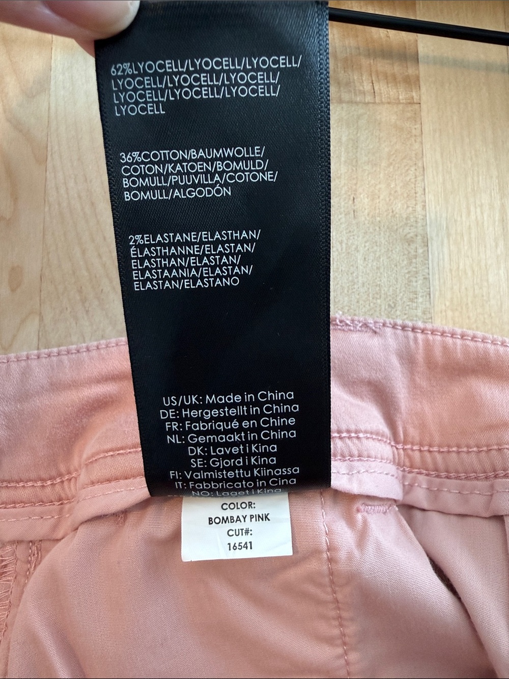 NWT Liverpool High-Rise Ryder Straight Leg Bombay Pink Trouser Pants, 12/ 31 - Picture 9 of 9